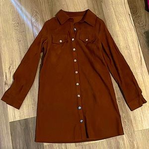 Long brown jacket
